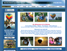 Tablet Screenshot of midohioballoon.com